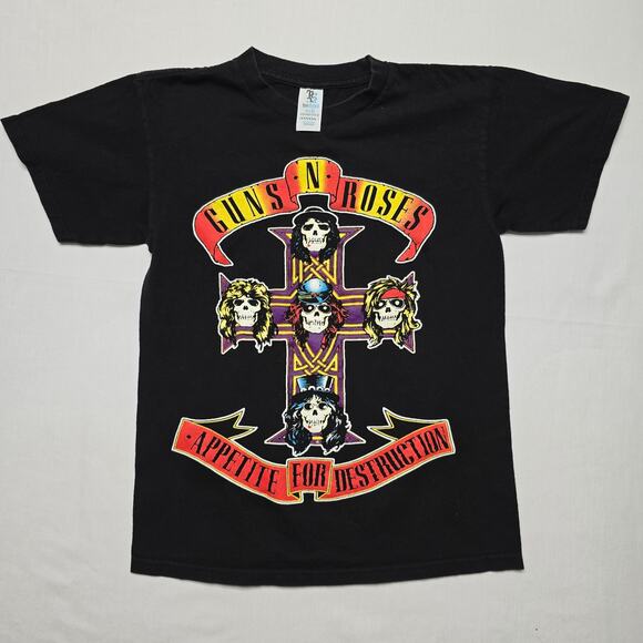 Guns N' Roses Shirt Appetite for Destruction Heavy Metal Band Small Tee 2016 - Picture 1 of 6